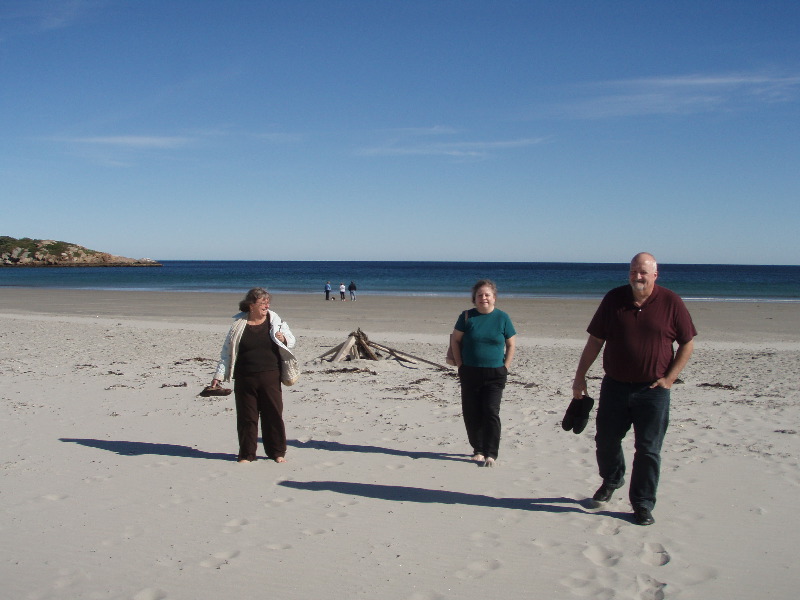 October beach day