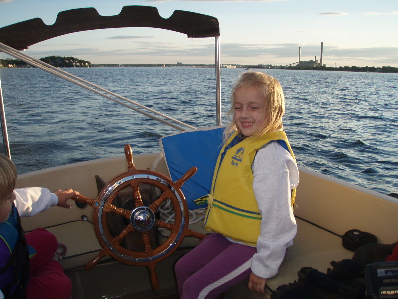 Abby takes the helm