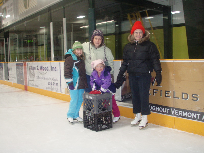 Hopes first time on skates